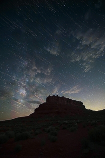 A Starlit Evening at Valley of the Gods Utah 