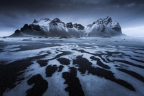 A stormy afternoon at Vestrahorn Iceland x