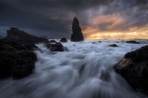 A stormy evening on the Oregon coast OC
