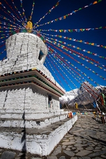 A Tibetan stupa in Sichuan China 