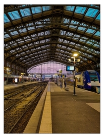 a train station in Lille France