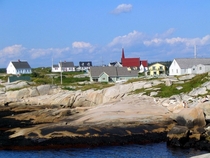 A typical village in Nova Scotia Canada 