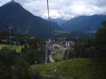 A view from the chairlift  Hoch-Imst Imst Austria 
