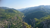 A view from the top of The Lakatnik Rocks Lakatnik Bulgaria 