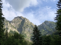 A view of Giewont Tatra National Park Poland 