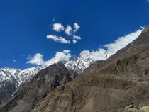 A View of Lady Finger Peak of Hunza Valley Pakistan 