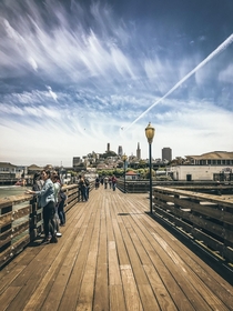 A view of San Francisco from Pier 