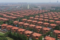 A view of villas built for residents in the Huaxi village of Jiangyin Jiangsu Province Sean Yong 