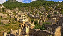 A village in Fethiye Turkey Greek habitants abondoned the village in  during Greece - Turkey population exchange Since then no one lived there