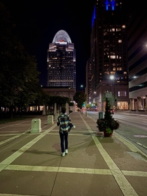 A walk through empty Cincinnati USA