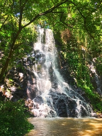 A waterfall in Bagaces Costa Rica 