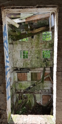A window through time abandoned flour mill England sorry if the resolutions low I had to fish this one out from the archive