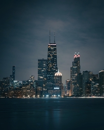 A winter night in Chicago 