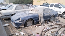 Ababndoned Datsun ZX in Ajman