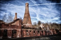 Abandon glass factory in Pennsylvania  x