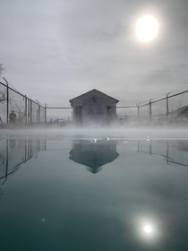 Abandon hot spring swimming pool NV