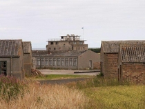 Abandoned Airfield and military base in Crail Scotland Now used only as a makeshift racetrack by bored locals