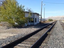 Abandoned Amtrak station Thompson Springs Utah 