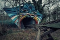 Abandoned amusement park Berlin Germany 