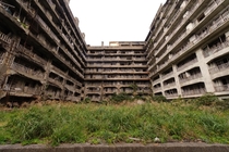 Abandoned apartments Gunkanjima 