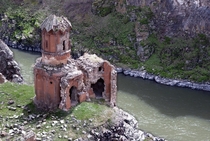 Abandoned Armenian church in Eastern Turkey Ani 