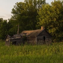 Abandoned Barn during sunset