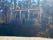 Abandoned beachfront property Sayulita Mexico 
