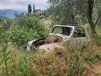 Abandoned Beetle in the mountains of Italy