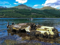 Abandoned boat in Arrochar Scotland