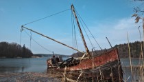 Abandoned Boat In Sweden 
