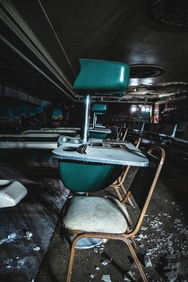 Abandoned bowling alley 