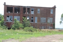 Abandoned brick school