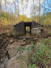 Abandoned bridge and one of the few remnants remaining of Instanter Pennsylvania