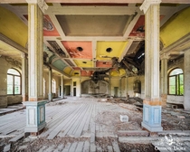 Abandoned brightly-coloured Ballroom in Germany 