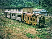 Abandoned British owned railway station in Paranapiacaba Brazil 