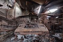 Abandoned burned garage  by Sbastien Ernest