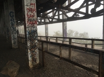 Abandoned cable station in a mountian in my city