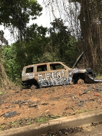 Abandoned car in Puerto Rico Fire is Ephemeral