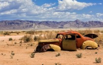 Abandoned Car Namib-Naukluft National Park Namibia  photo by Andre Victor