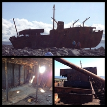 Abandoned Cargo Ship Aran Islands Ireland 