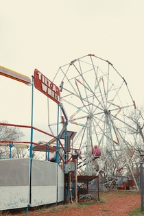 Abandoned carnival in Oklahoma