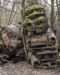 Abandoned cars in Bastnas Sweden Forgottenheritage ibstagram