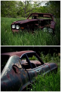 Abandoned cars in rural Indiana 