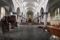Abandoned Church in Belgium - Demolition started December 