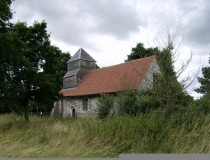 Abandoned church in Boveney on the banks of the River Thames  x 