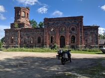 Abandoned church OC in Lihula Estonia