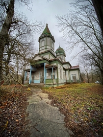 Abandoned Church which provided the inspiration for the church featured in the All Ghillied Up mission in Call of Duty  Modern Warfare Chernobyl Exclusion Zone Ukraine 
