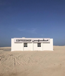 Abandoned coffeeshop in Oman