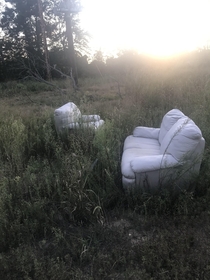 Abandoned couches