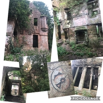 Abandoned country house in southern Scotland was deroofed in the s I think and has been left ever since